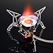 Camping Gas Stove Burner Backpacking Stove Portable Backpack Cooking Camp Stove with Igniter Hiking Outdoor Mini Small Lightweight Windproof Single Stainless Steel Isobutane Propane or Butane Propane