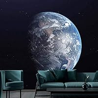 Wall Mural The Beautiful Space World Removable Self-Adhesive Wallpaper Wall Decoration for Bedroom Living Room - 66x96 inches