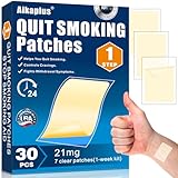 Step 1 Nicotine Patches 21 mg, Quit Smoking Patches & Stop Smoking Aids, Easy and Effective Quit Support with 2 Weeks, Nicotine Transdermal System Patches (30 Count)