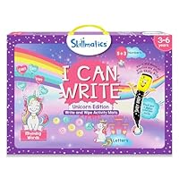 Skillmatics I Can Write Unicorns - Reusable Preschool Learning Activities, Educational Toy and Game, Back to School Supplies, Gifts for Students, Kids, Toddlers Ages 3, 4, 5, 6