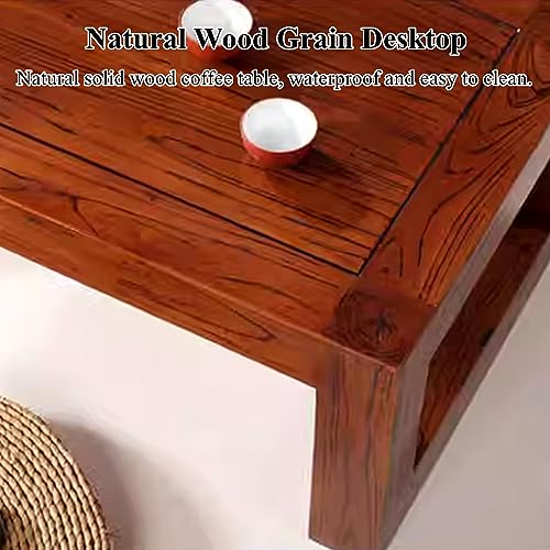 Table à thé tatami multifonctionnelle pour optimiser les petits espaces au sol - 4