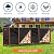 GREENER Firewood Rack Cover 8FT- 600D Heavy Duty Wood Racks Outdoor for Firewood Waterproof Firewood Cover Weather Resistant Cover with PVC Coating -For Tikimilor, ULIOK,NANANARDOSO
