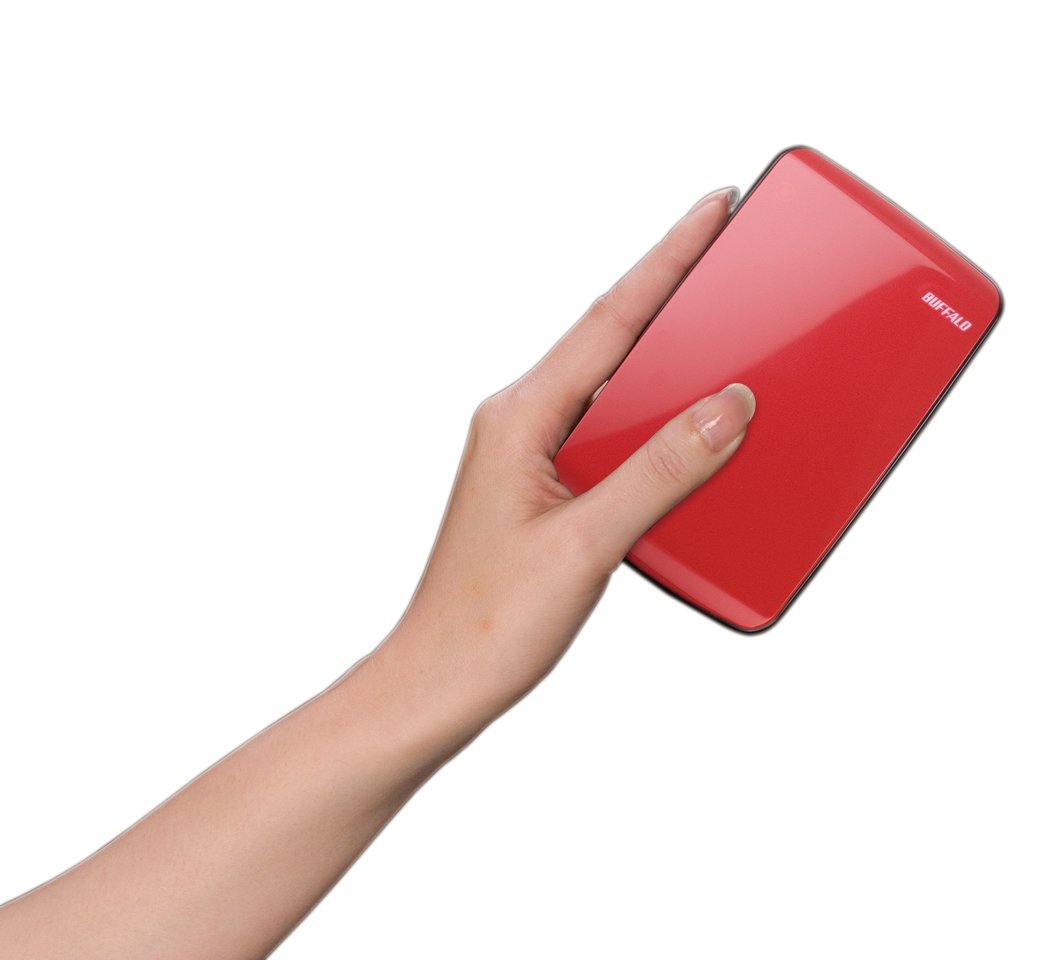 BUFFALO 外付けHDD 320GB レッド 中古品 Amazon.co.jp: BUFFALO ポータブルハードディスク レッド 500GB