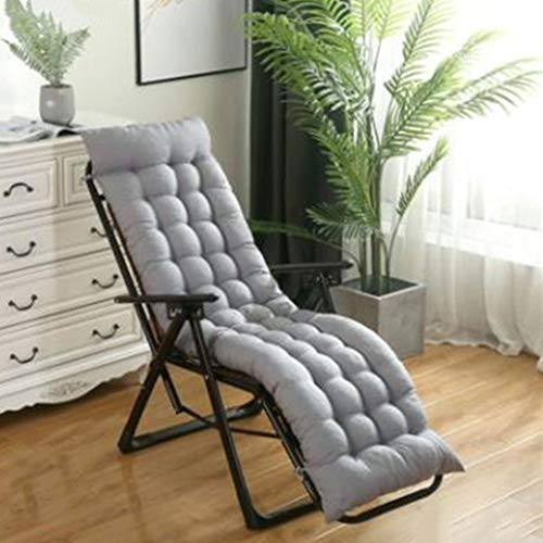 Preisvergleich Produktbild JDkilp Hochlehner Polster AuflageAußenterrasse Sonnenstuhlkissen Gepolstert Gepolstertes Rückenkissen (Color : Gray, Size : B)