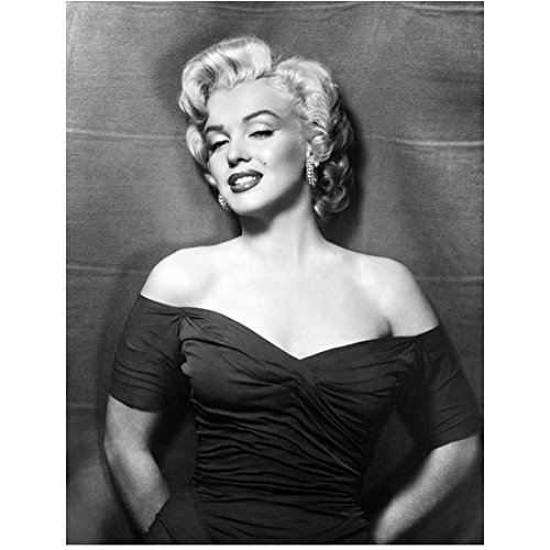 marilyn monroe off the shoulder dress Iconic Marilyn Monroe In Off-Shoulder Dress Against Wall 8 x 10 Photo at  Amazon's Entertainment Collectibles Store