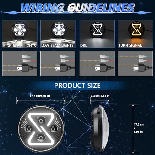 Phare LED de voiture 7 pouces pour remplacer vos feux ternes - 5