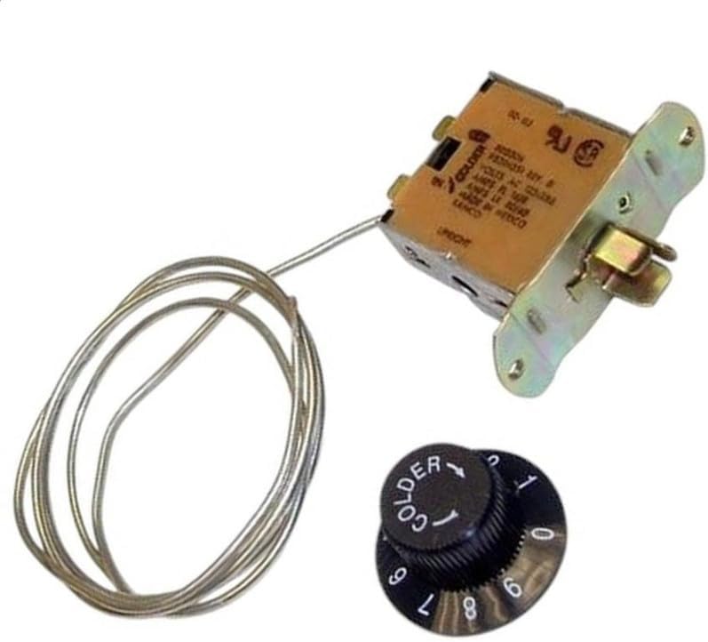 Replacement for TRUE 400456 Air Sensing Refrigerator Thermostat 72-3-G-3, 72-6, 72G, 72G-6, 74-TM), TS-(23, 23-1-G-1, 23-2