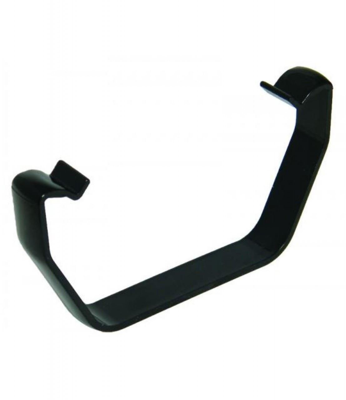 FLOPLAST 114mm Square Gutter Clip - Black