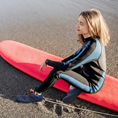 Image of L-RUN Barefoot Water Shoes Women Mens Aqua Sock Athletic Hiking Water Sports Shoes for Swim Beach Pool Sand Diving Walking