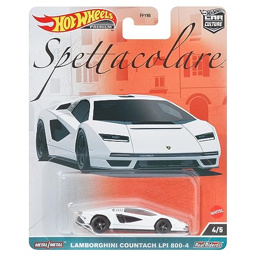 Hot Wheels Lamborghini Countach LPI 800-4 a escala miniatura 6