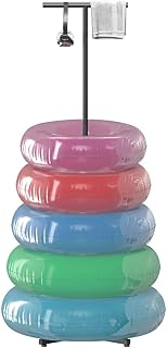 Pool Float Holder Storage Rack, 22’’ x 63.7’’ Metal Pool Floats Organize...