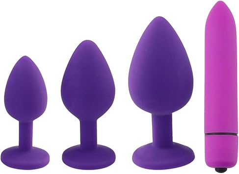 Milisten Anal Butt Plug 1 Juego de Enchufes Anales Fetiche a ...