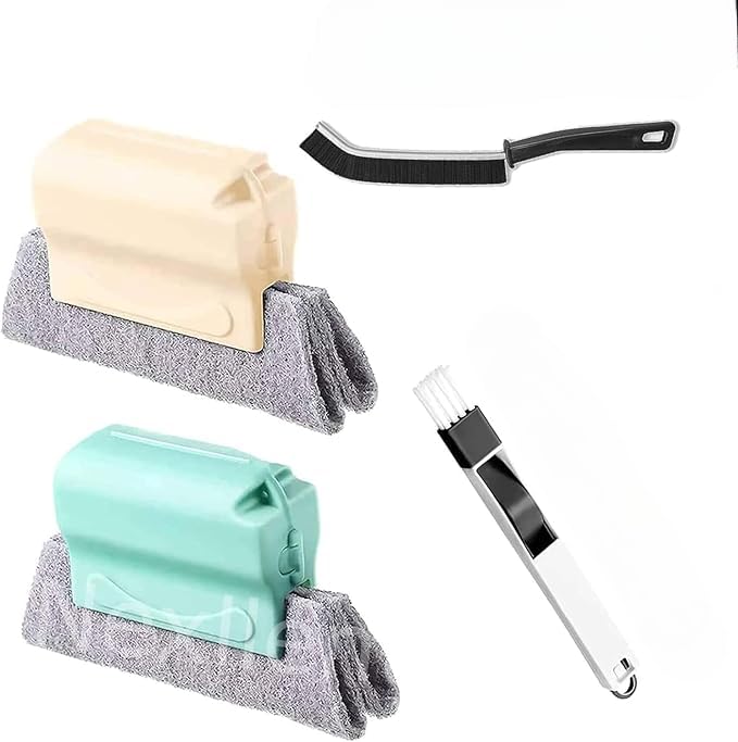 Window Groove Cleaning Brush(Pack of 02) Crevice Cleaner Tools(Pack of 01) Quickly Clean All Window Slides and Gaps | Bathroom Gap Cleaning Brush(Pack of 01) Dead Corner Multifuctional Brushes (B0DFVNL5P4) Amazon Price History, Amazon Price Tracker