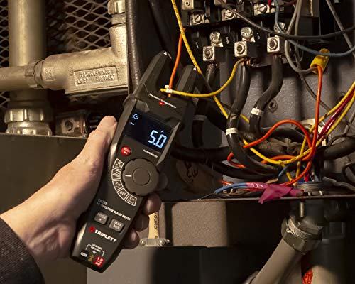 Image of Triplett CM200 True RMS 6000 Count 200A Open Jaw Clamp Meter with Certificate of Traceability to NIST