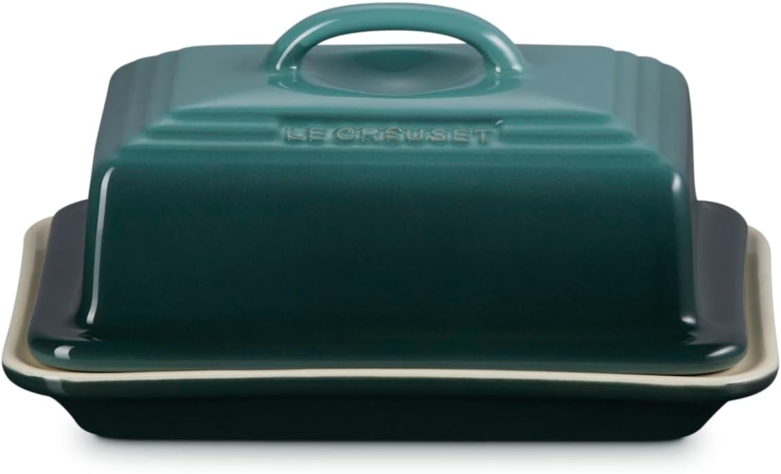 Le Creuset Stoneware European Butter Dish, Artichaut