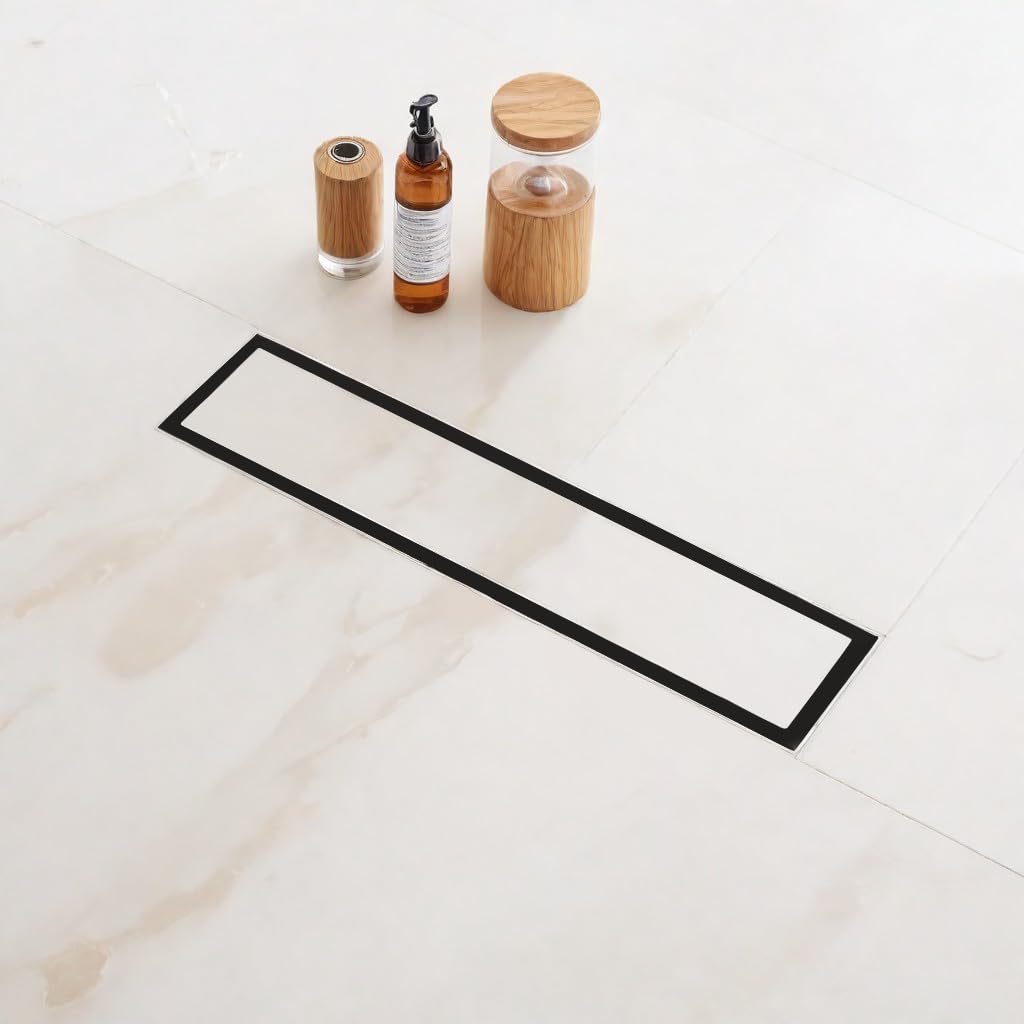 LIPKA Tile Insert Shower Drain Channel | 12 x 2 Inches | 304-Grade Stainless Steel Long Floor Drain for Bathrooms | Invisible Drain Jali with Side Hole for 13mm Tiles in Shower Areas (B0CHPG9BDR) Amazon Price History, Amazon Price Tracker