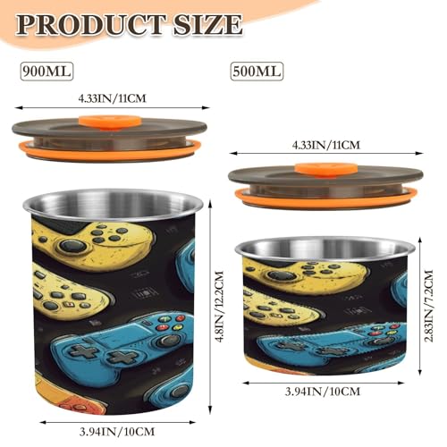Envase Hermético de Acero Inoxidable para Café 500ml miniatura 2