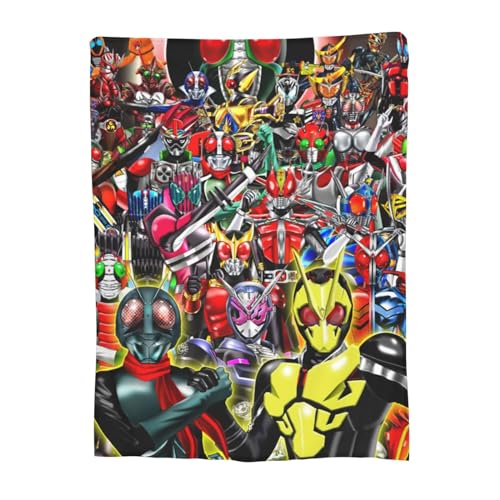 毛布 仮面ライダー アニメ 軽量 ブランケット フランネル 洗える 静電気防止 暖かい 柔らかい ふわふわ 四季適用 オフィス 旅行 出張 車内 キャンプ 冷房対策 おしゃれな誕生日 プレゼント 100X76cm