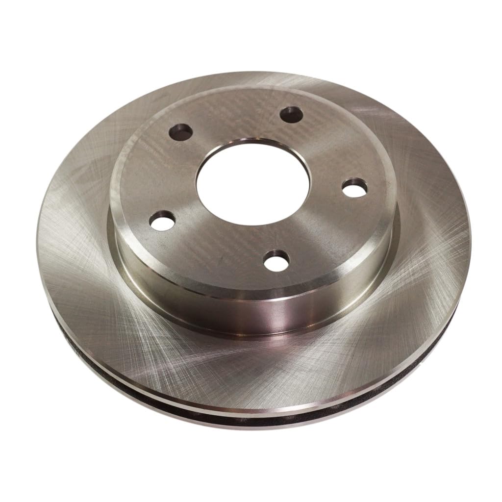 KarParts360 For Dodge Dakota 2005-2011 Brake Disc Front, Driver OR Passenger Side | Cast Iron | Natural | Plain Surface | Vented | 5 Lugs | 311.91 Millimeters Diameter | Replacement For 52855005AB
