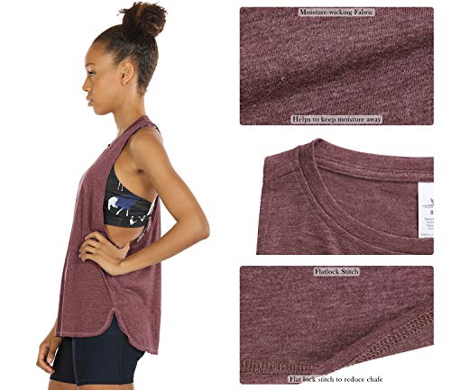 Image of icyzone Women Yoga Shirt
