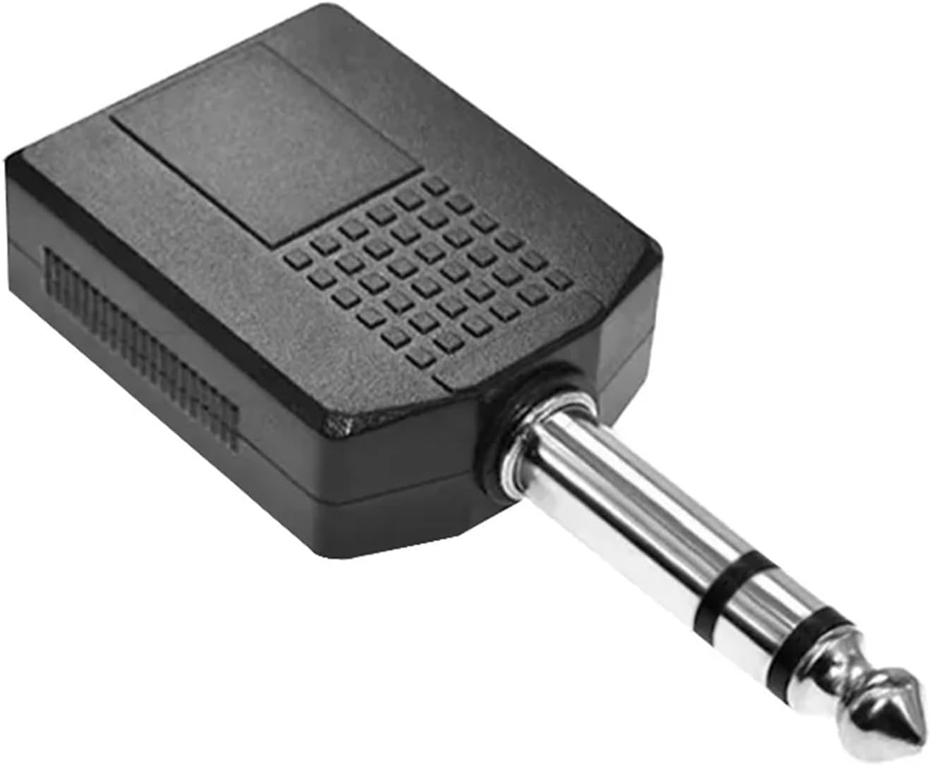 5/20/100PCS 6.35mm 1/4 inch Male to Dual 6.35mm Female Jack Plug Adapter Y Cable Splitter for Stereo Audio Guitar Microphone(5PCS)