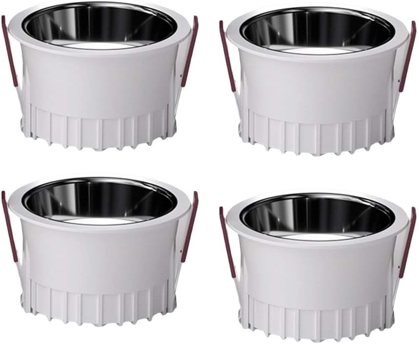 4 Pack Retrofit LED Recessed Lighting 3.5 Inch Flat LED Can Lights,10W Round Ceiling Conversion Kit Spotlights for Bedroom Foyer Corridor