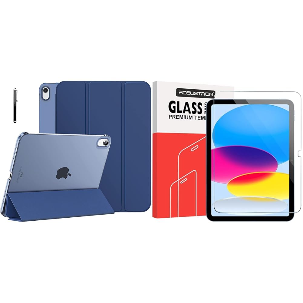 Robustrion Smart Trifold Hard Back Flip Stand Case Cover for iPad 10th Generation Cover iPad Cover 1 (B0C6LPYBMS) Amazon Price History, Amazon Price Tracker