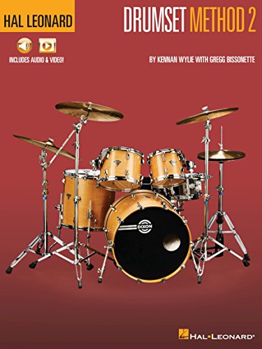 Hal Leonard Drumset Method Book 2 | Intermediate Drum Instruction Book with Online Audio and Video | Learn Drum Set with Gregg Bissonette | Funk, Jazz, Chart Reading, Ghost Notes, and More