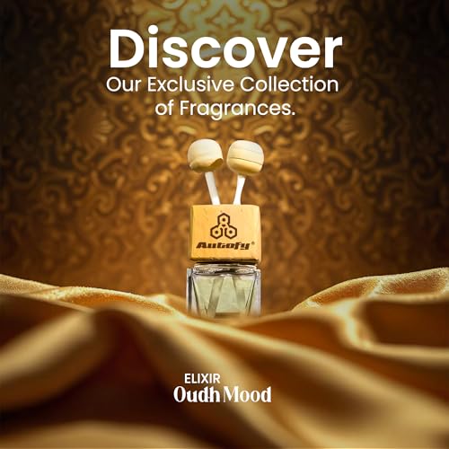 Image of Autofy ELIXIR Vent Perfume for Dashboard Perfume Diffuser Car Fragrance Car Air Freshener Car Accessories for Interior All Cars Long Lasting Car Perfume & Freshener [10ML] (Oudh Mood)