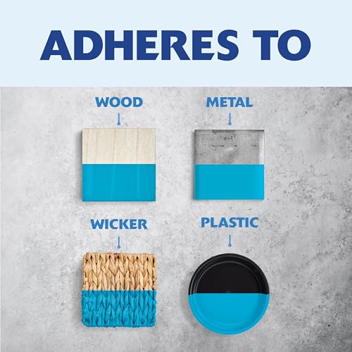 Rust-Oleum Painter's Touch 2X Ultra Cover Spray Paint, Satin Oasis Blue | Indoor and Outdoor Surfaces (Metal, Wood, Plastic), Fast Dry, Durable, Sprays from Any Angle, Comfort Tip, Oil Based - image 5