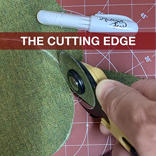 image for Madam Sew 45mm Rotary Cutter for Fabric | Precision Cloth Cutting Tool
