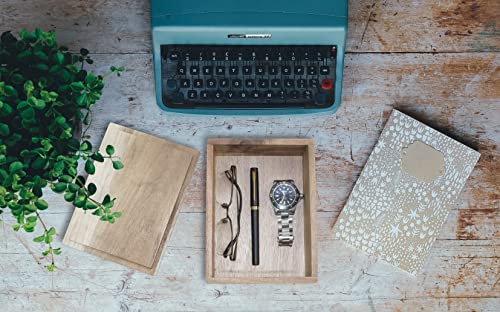 Spiretro Wooden Storage Box with Lid, Stash Box, Keepsake Chest to Organize Jewelry, Coins, Cards, Small Treasure, Herb - Image 2
