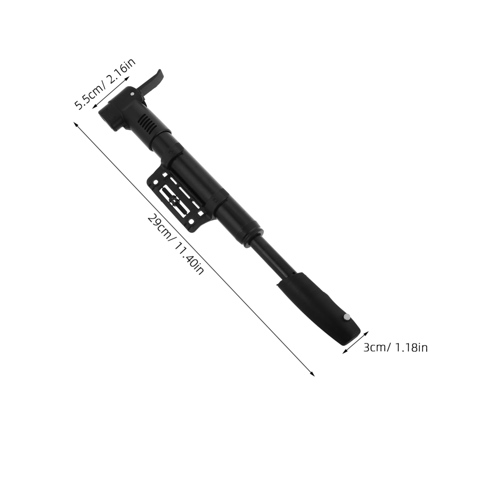 Toddmomy Universal Bike Pump Portable Air Pump for Tires High for Road and Mountain Bikes