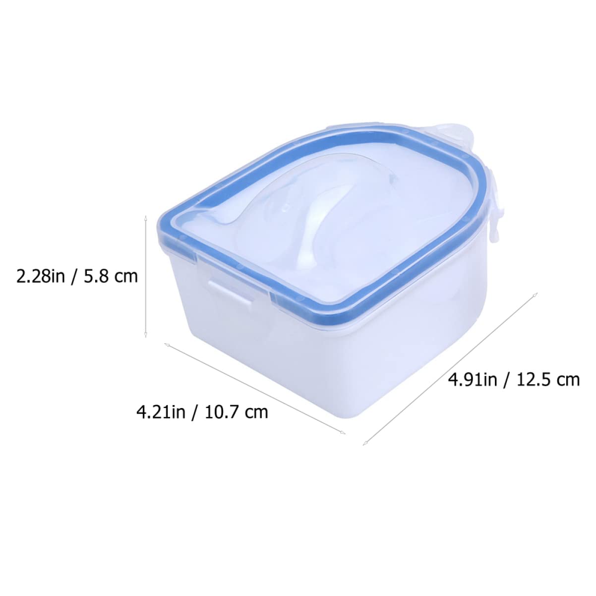 IWOWHERO Practical Manicure Tools 2pcs Nail Art Soaking Bowl Nail Removal Bowl for Gel Polish