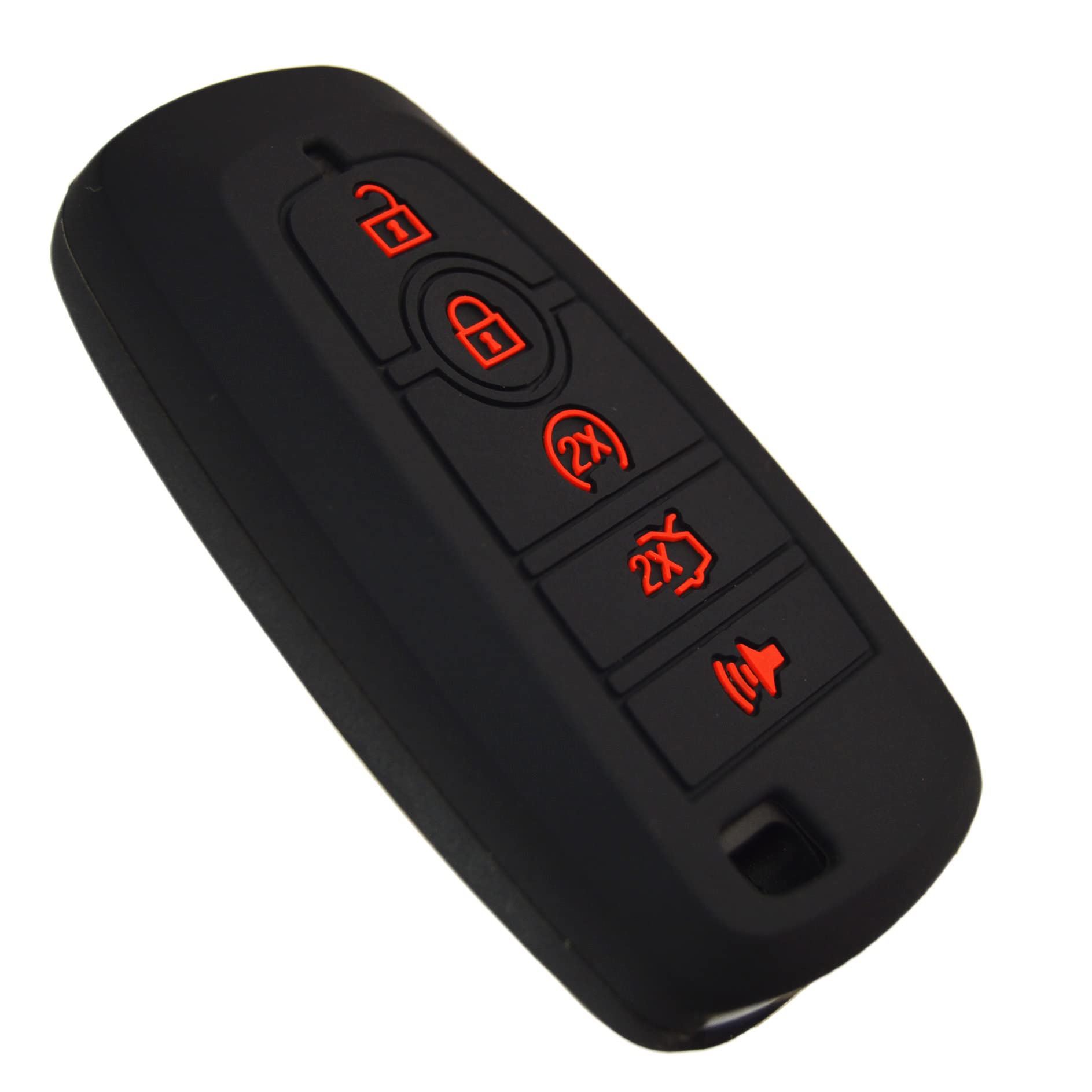 Silicone Key Fob Cover for Ford F150 Mustang Explorer Expedition Escape Edge Bronco Transit Maverick and Lincoln Navigator Nautilus Aviator Corsair