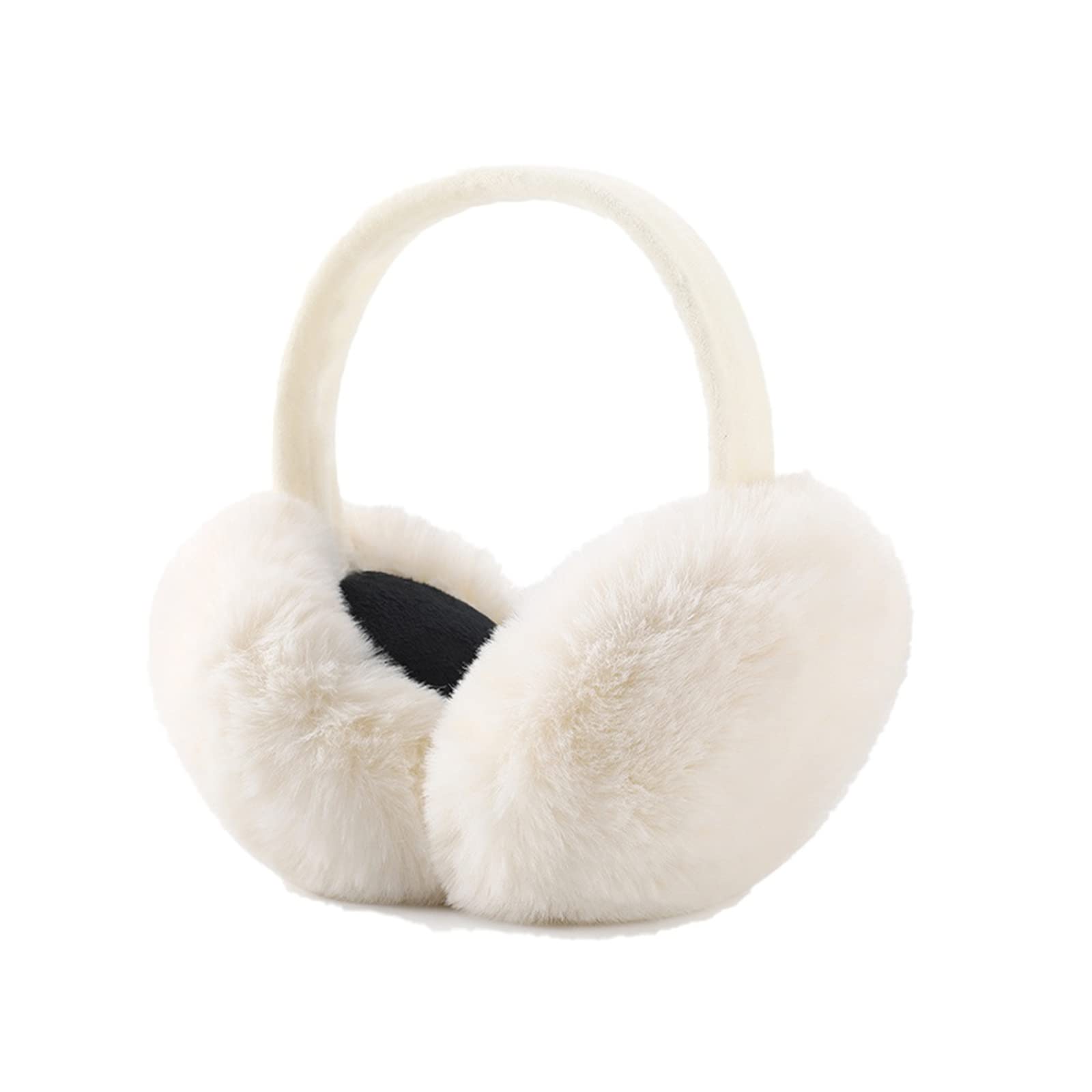 IHCEMIH Ohrenschützer Damen Ohrenschützer Winterzubehör Flauschig Plüsch Faltbar Erwachsene Outdoor Thermo-Ohrenwärmer Skifahren Laufen Ohren Schutz vor Wind Kalt Modisches für Mädchen Herren