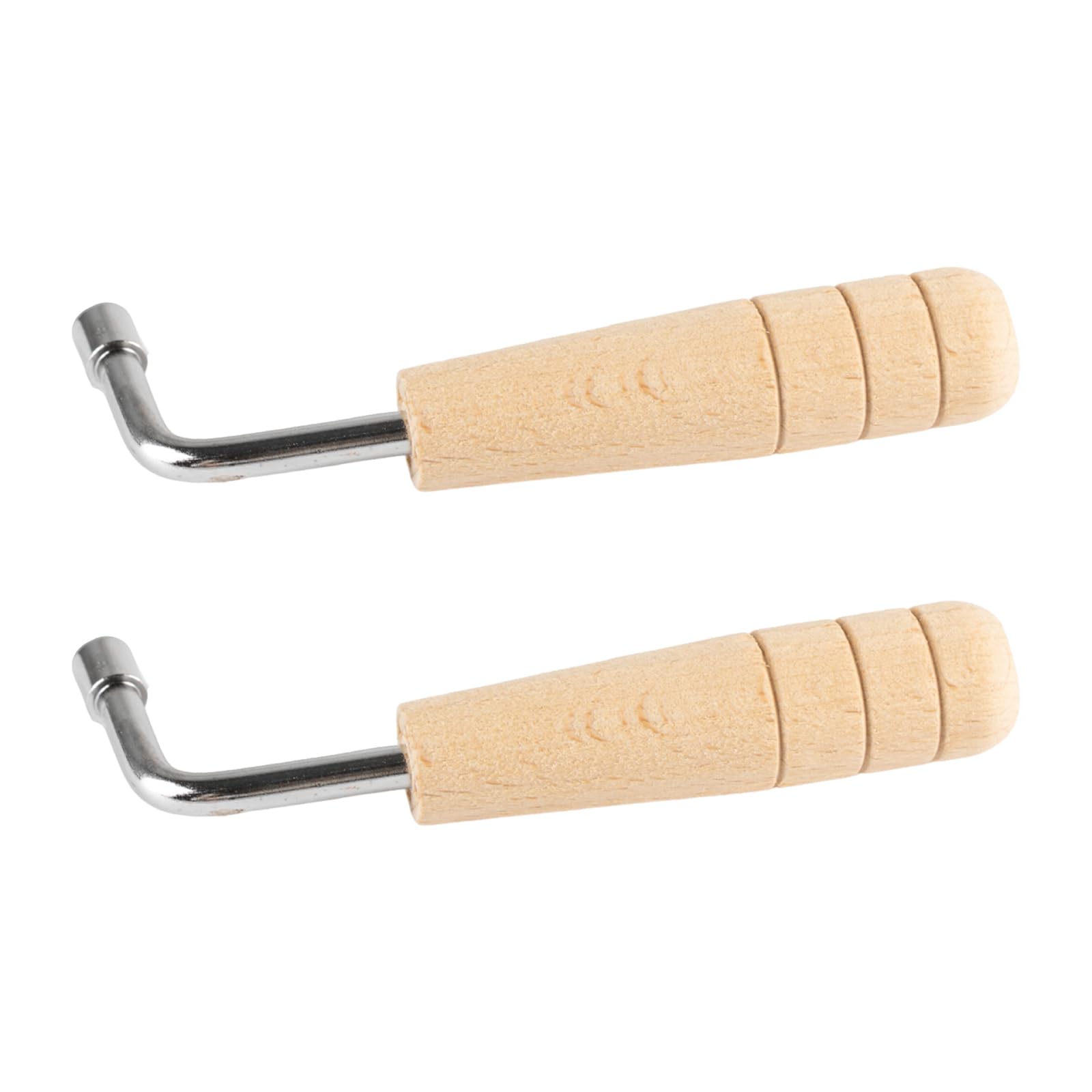 2-Pack Universal L-Shape Piano Tuning Wrench - Professional Melody Harp Tuning Tool for Lyre, Harp, and Other Small Stringed Instruments
