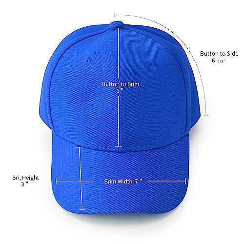Image of NOBONDO 12 Pack Unisex Baseball Caps - Bulk Wholesale Blank Plain Adjustable Hats for Men & Women