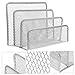 Veemoon Letter Holders for Desktop Metal Book Holder File Organizer for Desk Mail Organizer Magazine File