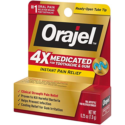 Orajel 310310325039 4X For Toothache & Gum Pain Severe Gel Tube thumb #10