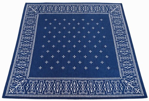 Amazon.co.jp: Detail Cross Bandanna Rug クロスバンダナラグ
