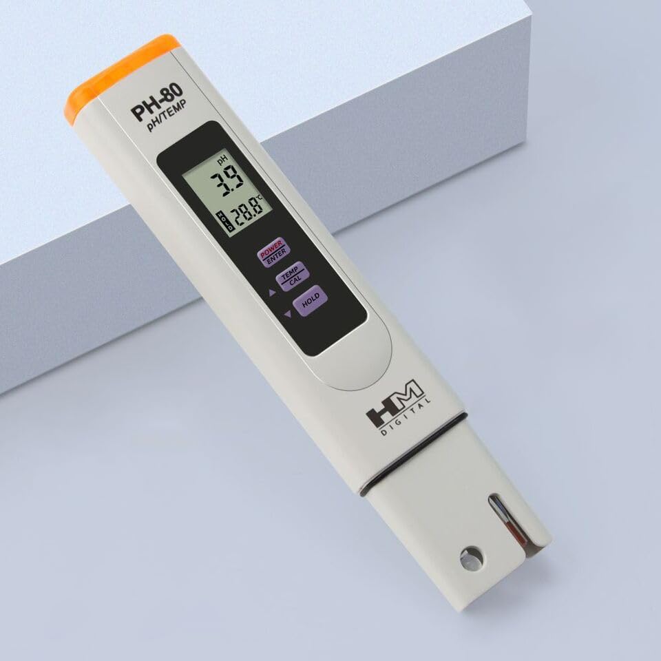 LABART Digital pH Meter pH-80 Hydrotester LCD Display With Auto Calibration & Temperature Display (B0CQVF8VYG) Amazon Price History, Amazon Price Tracker