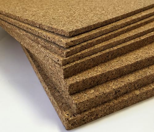 Cork Sheets - 24" x 36" x 1/4",100% Natural (Made