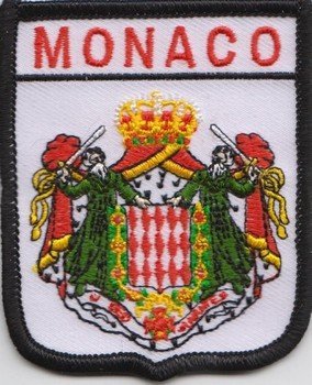 1000 Flags Monaco Flag Embroidered Patch Badge