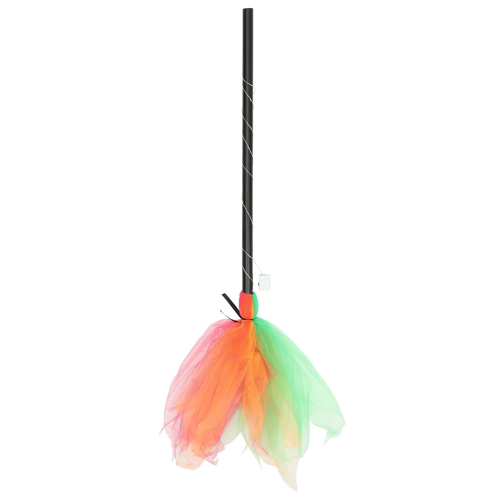VICASKY Colorful Led Broom Halloween Witch Broom Cutlery Besom for Halloween Cosplay Safe for Boys and Girls