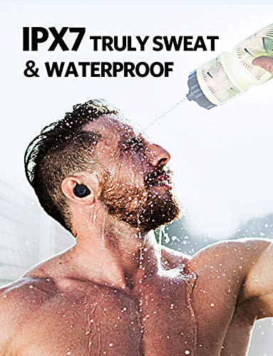 Wireless Earbuds, [2020 Upgraded] EarFun Free Bluetooth 5.0 Earbuds with Wireless Charging Case, USB-C Quick Charge, IPX7 Waterproof in-Ear Wireless Headphones, Deep Bass, 30H Playtime Built-in Mic