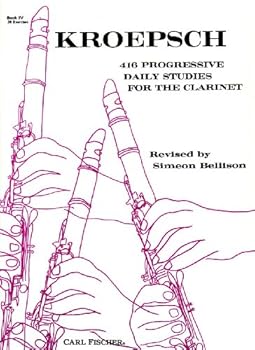 Sheet music O315 - 416 Progressive Daily Studies for the Clarinet - Book 4 (CLARINETTE) Book