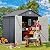 DWVO 8x6.2FT Outdoor Storage Shed w/o Floor, All-Weather Plastic Shed with Lockable Doors, Window & Vents, Plastic Tool Shed for Backyard, Patio, Poolside, Lawn, Gray