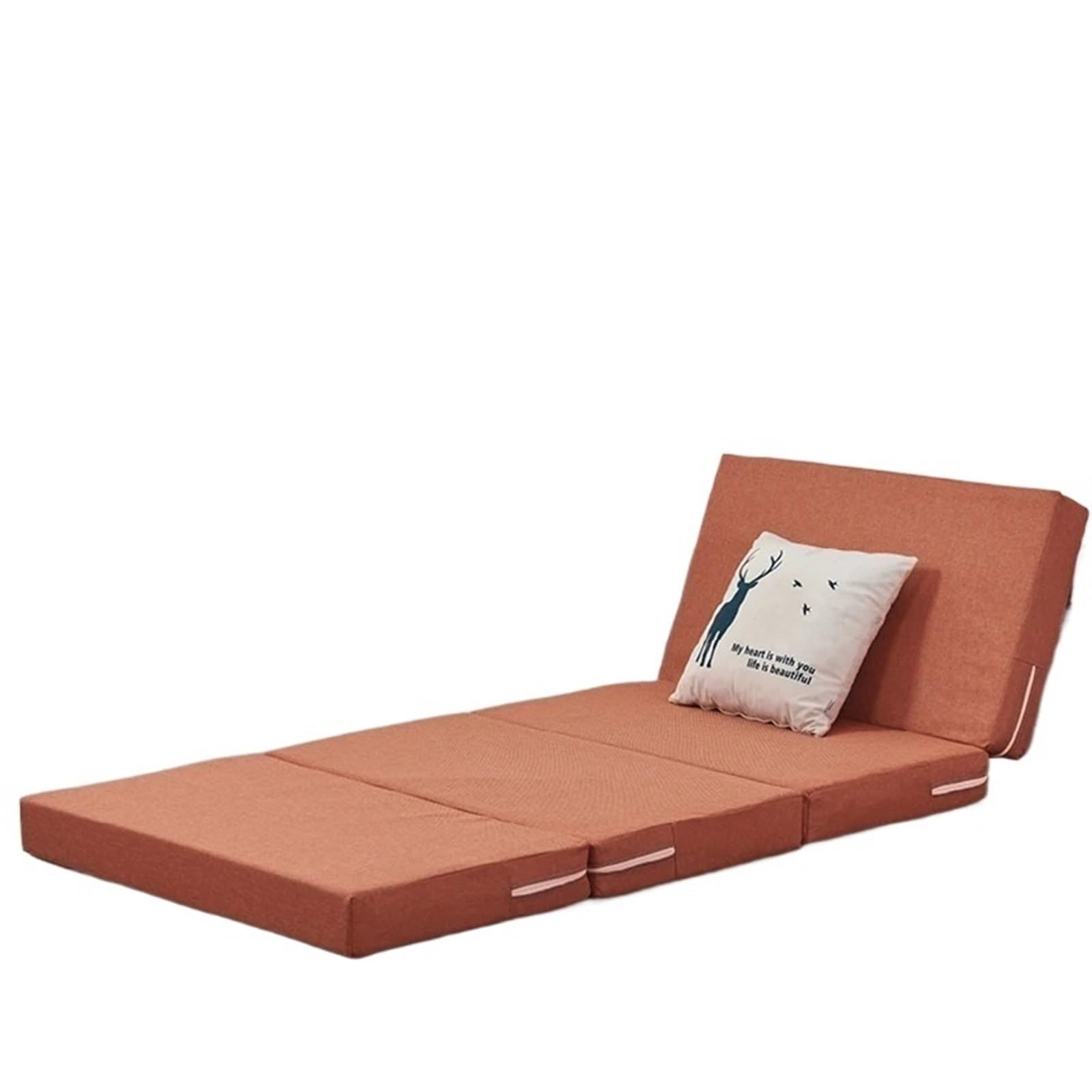 Materasso da pavimento spesso 8 cm in memory foam, 80 x 200 cm, verde, pieghevole, per ufficio, pause pranzo, pisolini per studenti, copertura rimovibile, comoda soluzione per dormire