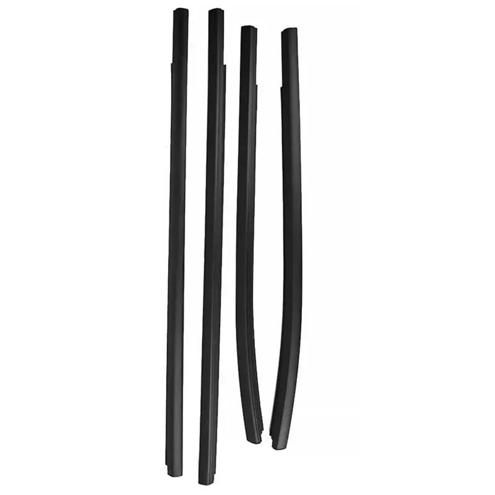 Fkhbzm One Color Car Side Window Weatherstrips Doors Glass Windows Weather Strip Moulding Trim Sealing Strips For Ford For Ranger 12-20 Leakproof